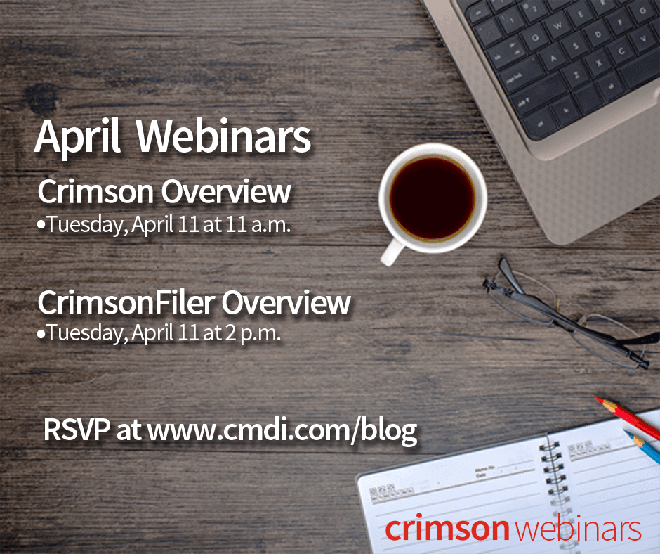 April 2017 Webinars | CMDI.com