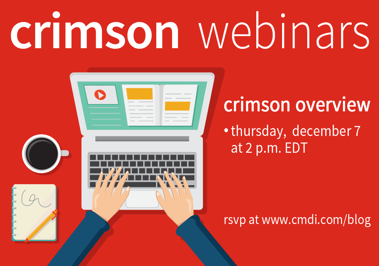 December 2017 Crimson Webinar | CMDI.com