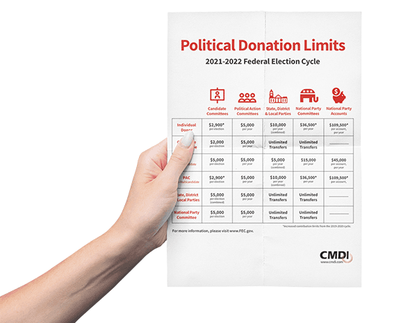 Political Donation Limits for 2022 Cycle | CMDI.com