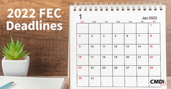 2021 FEC Deadlines