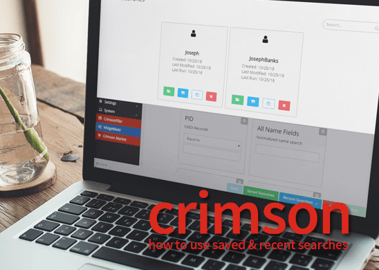 Crimson Feature of the Month: Saved & Recent Searches | CMDI.com